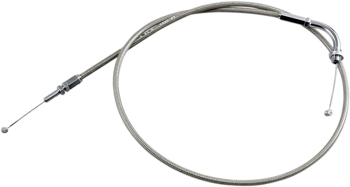 MOTION PRO Armor Coat Stainless Steel Throttle/Idle Cable for Cruisers - VTX750/1300 62-0421