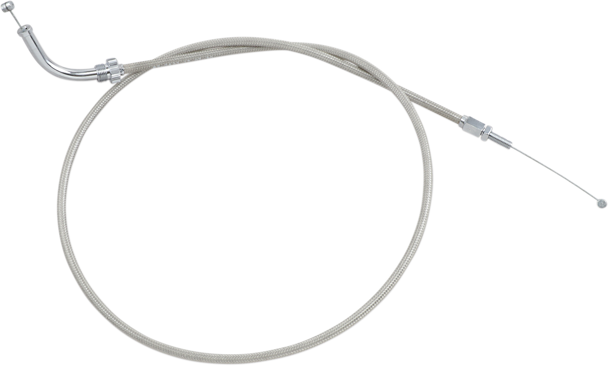 MOTION PRO Armor Coat Stainless Steel Throttle/Idle Cable for Cruisers - Push - VTX1300 62-0423