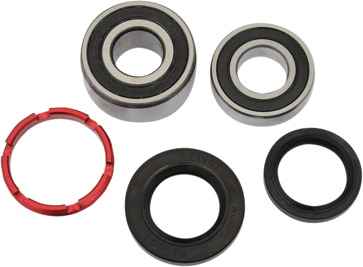PIVOT WORKS Wheel Bearing Kit - Rear - '89 Honda CR250/500 PWRWK-H06-520