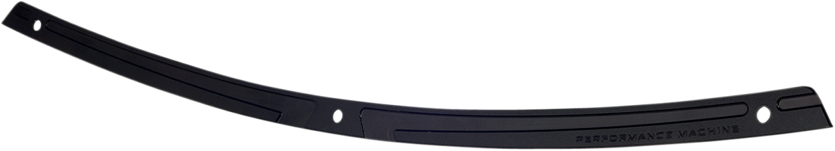 PERFORMANCE MACHINE (PM) Windshield Trim - Scallop - Black Ops - FL '14-'21 0209-2016SCA-SMB