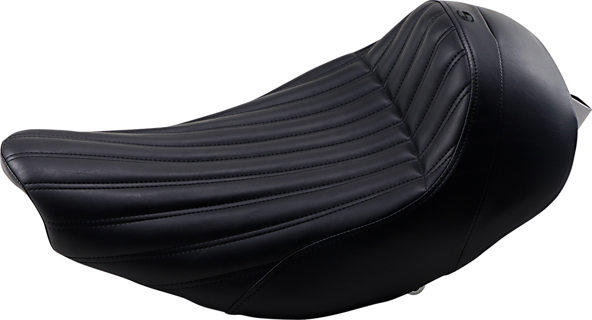 SADDLEMEN Knuckle Renegade™ Solo Seat - Black - Indian I14-07-0023