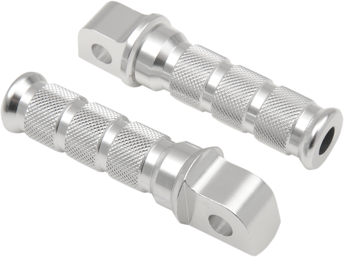 EMGO Rear Foot Pegs - Silver - Kawasaki 50-11251