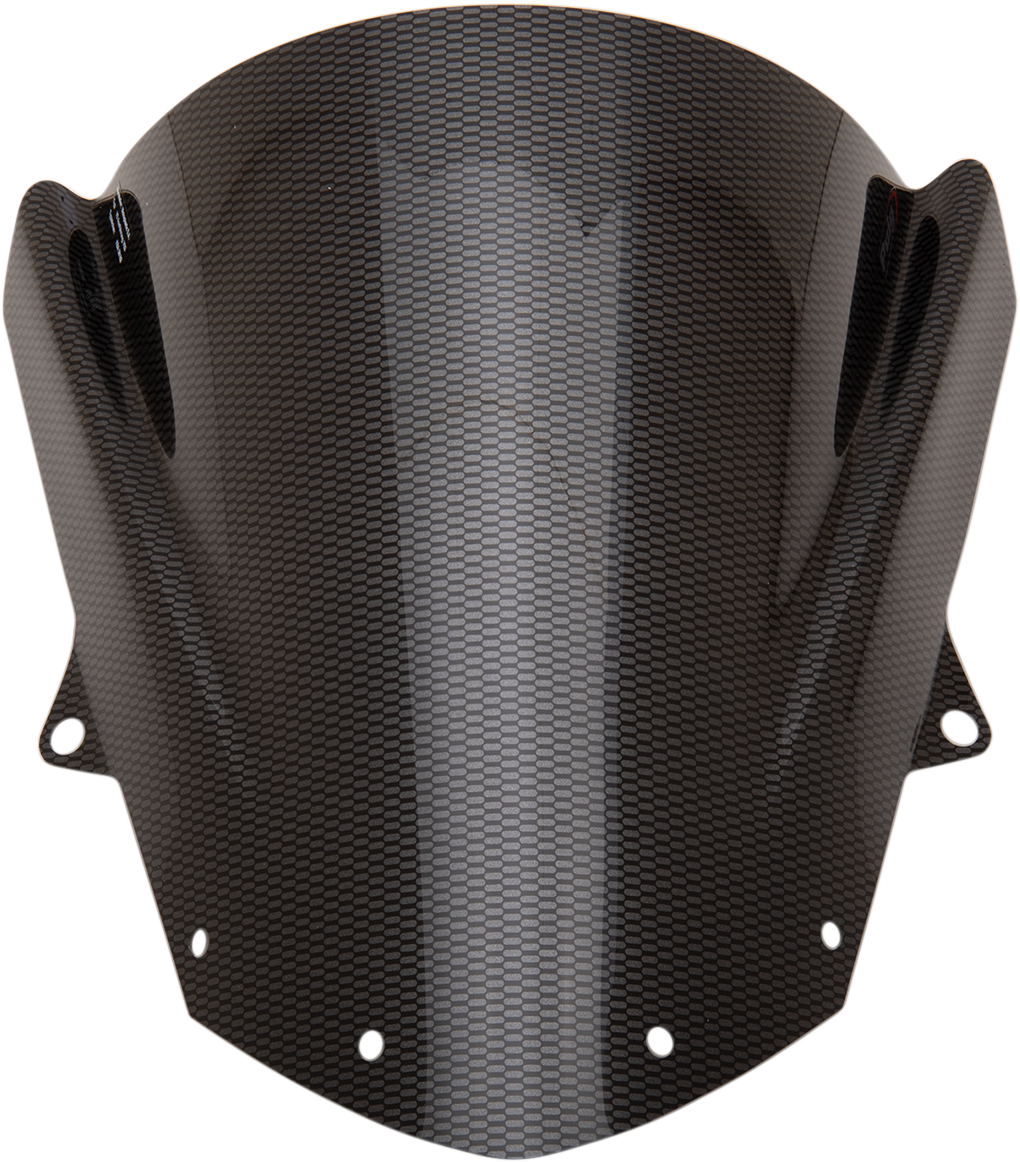 PUIG HI-TECH PARTS Race Windscreen - 13-3/4" - Carbon - ZX-6R 3177C