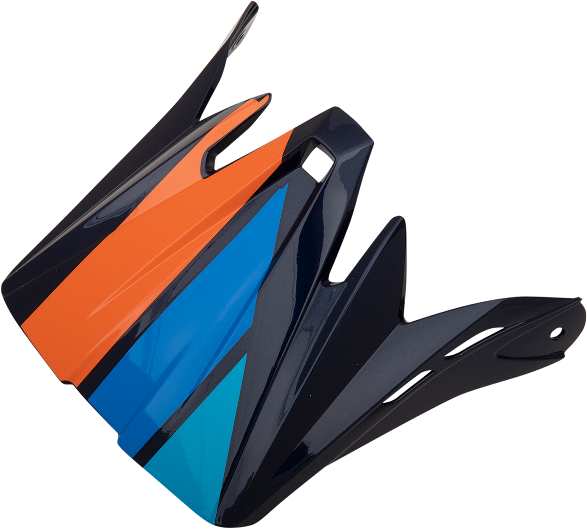 Z1R Child Rise Visor Kit - Evac - Gloss Navy/Blue/Orange 0132-1409