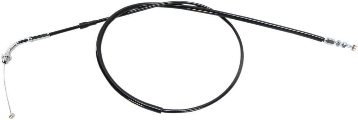 MOTION PRO Black Vinyl Throttle Cable - Pull - +8" - '04-'09 VT750C 02-0591