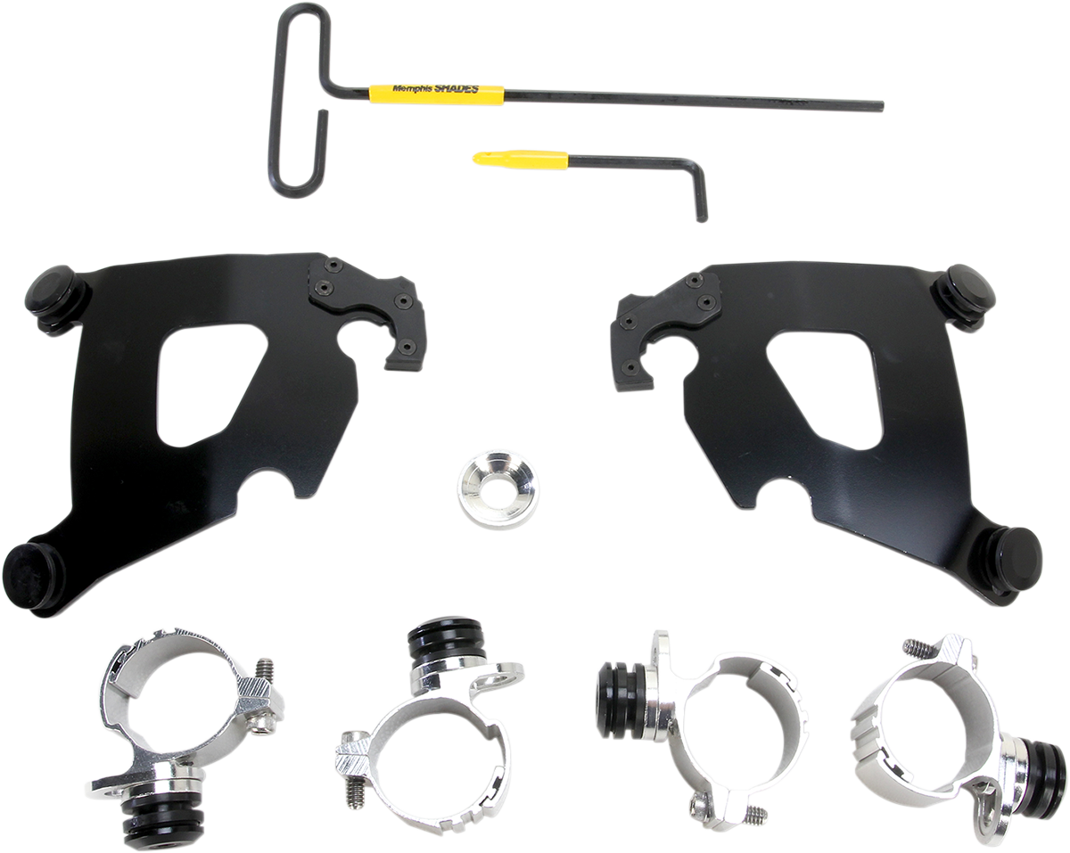 MEMPHIS SHADES Cafe Mounting Kit - Black - XL MEB2003