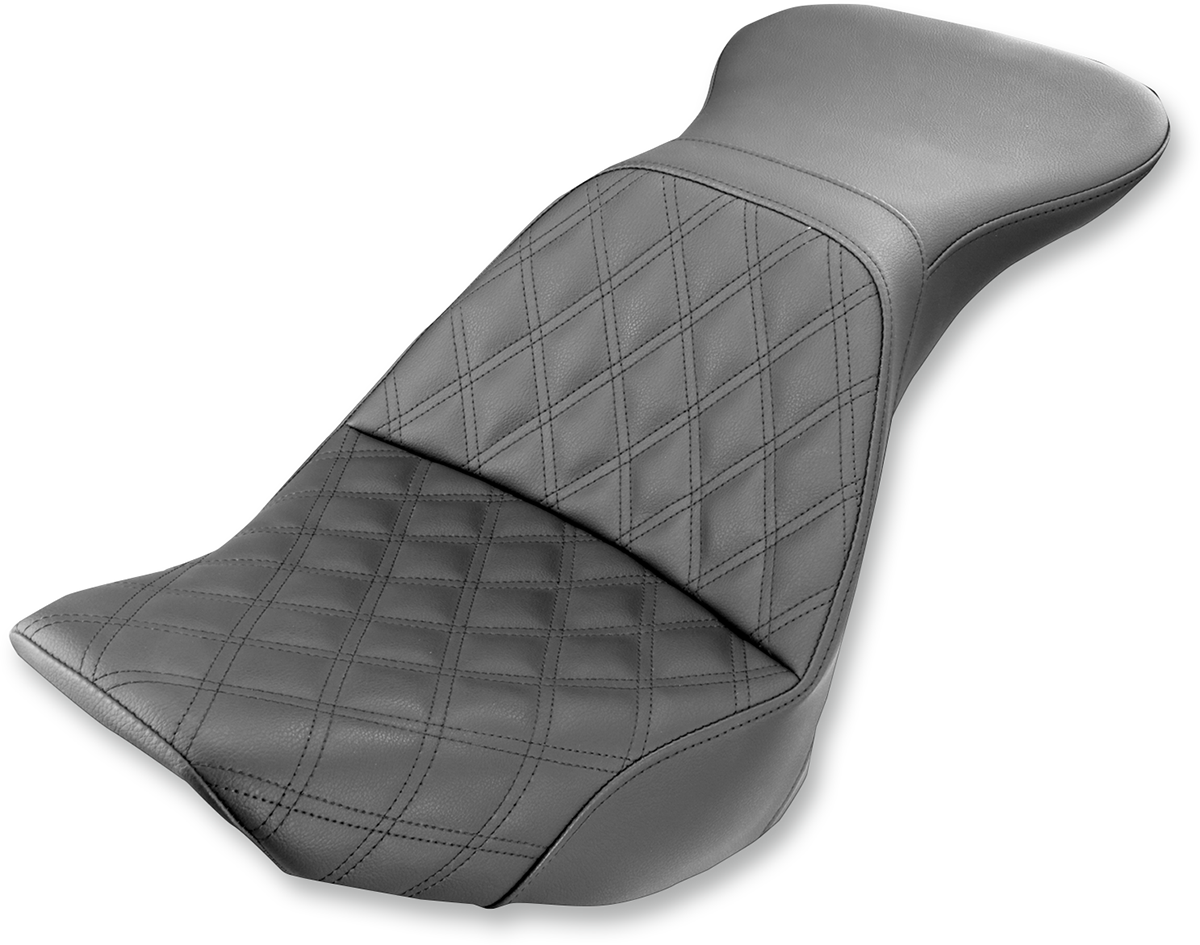 SADDLEMEN Explorer Seat - Lattice Stitched - FLSTN '06-'17 806-15-029LS