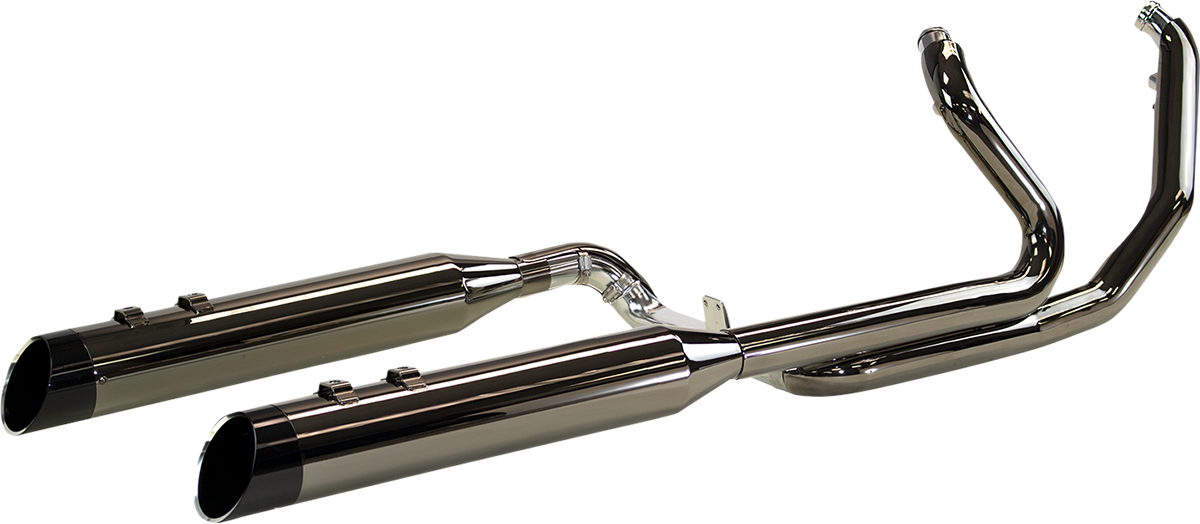 KHROME WERKS 2-into-2 Dominator Exhaust System with 4-1/2" Mufflers - Eclipse® - FL 201445