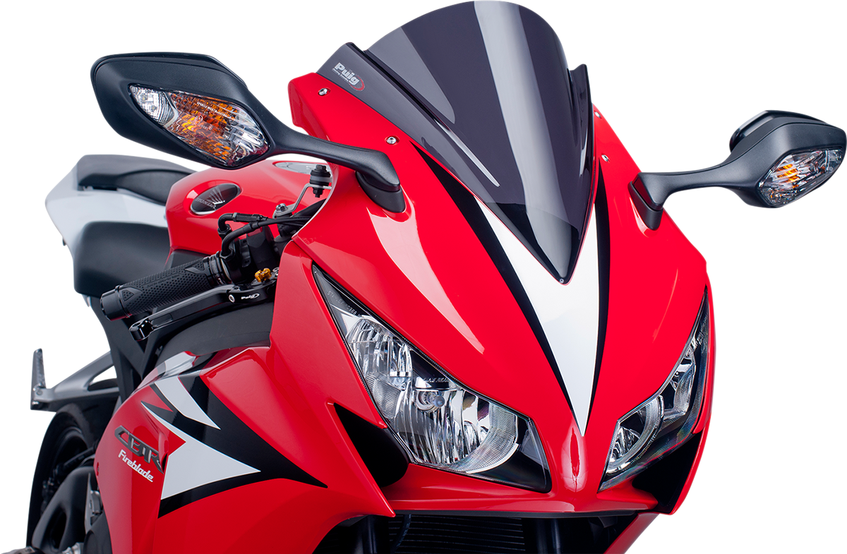 PUIG HI-TECH PARTS Race Windscreen - 13-3/8" - Dark Smoke - CBR1000RR 5994F