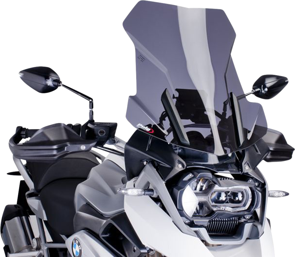 PUIG HI-TECH PARTS Touring Windscreen - 21-1/2" - Dark Smoke - BMW 6486F