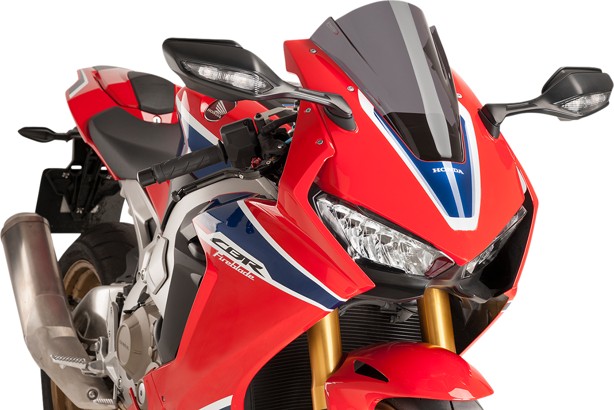 PUIG HI-TECH PARTS Race Windscreen - 13" - Dark Smoke - Honda 9407F