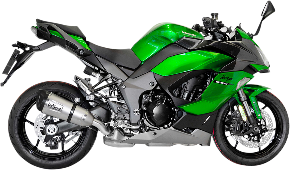 LEOVINCE Factory S Slip-On Muffler - Titanium - Ninja 1000 SX 14337STU