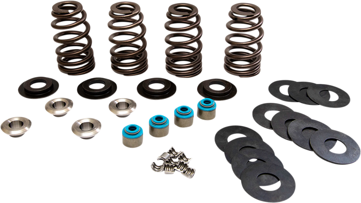 FEULING PARTS Valve Spring Kit - TI Retainers - For 7.00 mm Valve Stem - Twin Cam 1123
