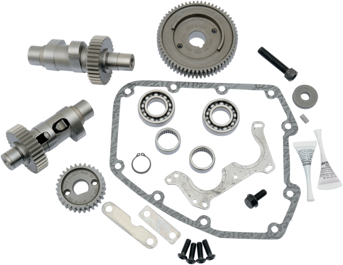 S&S CYCLE Camshaft Kit - Easy Start - 551 Gear Drive - Big Twin '99-'06 106-5442