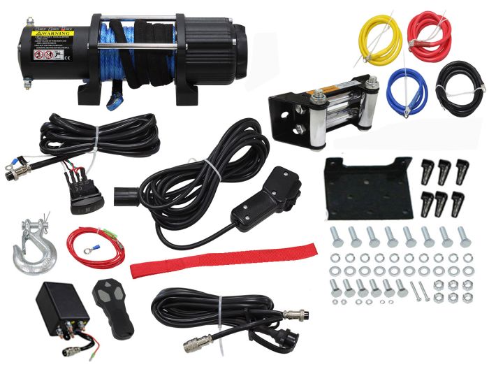 WINCH 5,000 LBS WIRELESS TYPE, SYNTHETIC ROPE