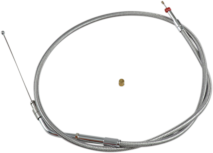 BARNETT Stainless Steel Throttle Cable - '07-'22 Sportster 1023030041