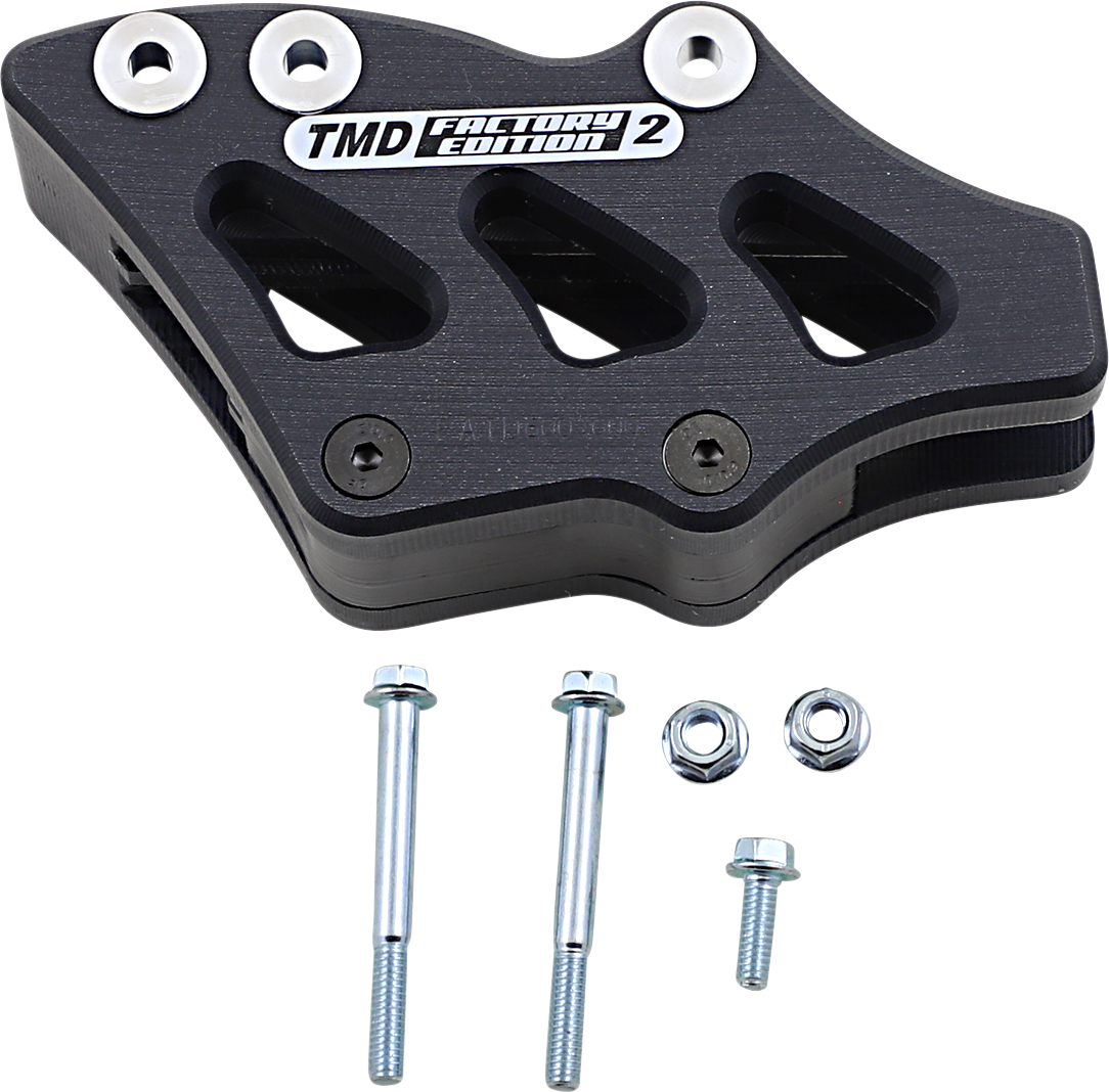 T.M. DESIGNWORKS Chain Guide - Black - Honda RCG-CR4-BK