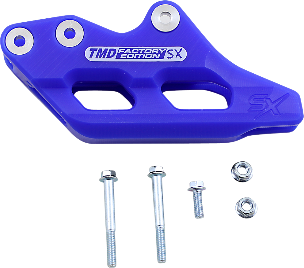 T.M. DESIGNWORKS Chain Guide - Blue - Yamaha YZCG-SX5-BU
