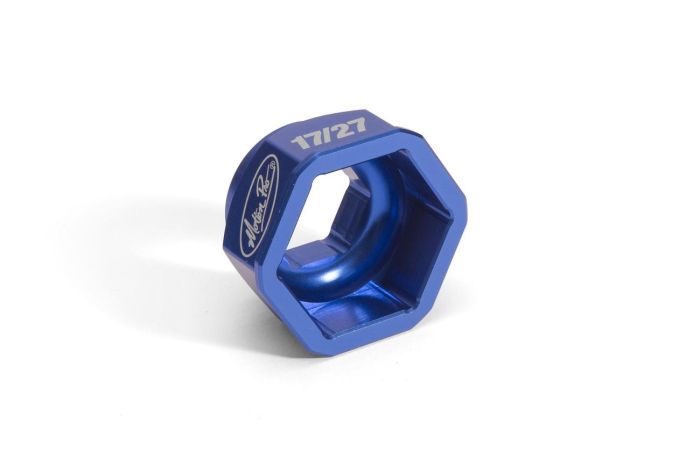 MOTION PRO T-6 Combo Lever Hex Adapter 32mm to 27mm/17mm - Reliable Motorcycle Tool Accessory