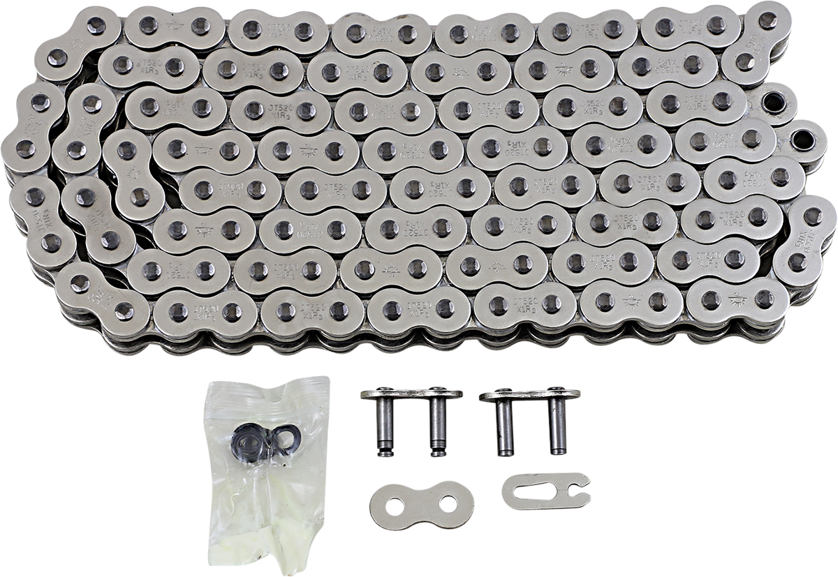 JT CHAINS 520 X1R3 Chain - Nickel - 116 Link JTC520X1R3NN116DL