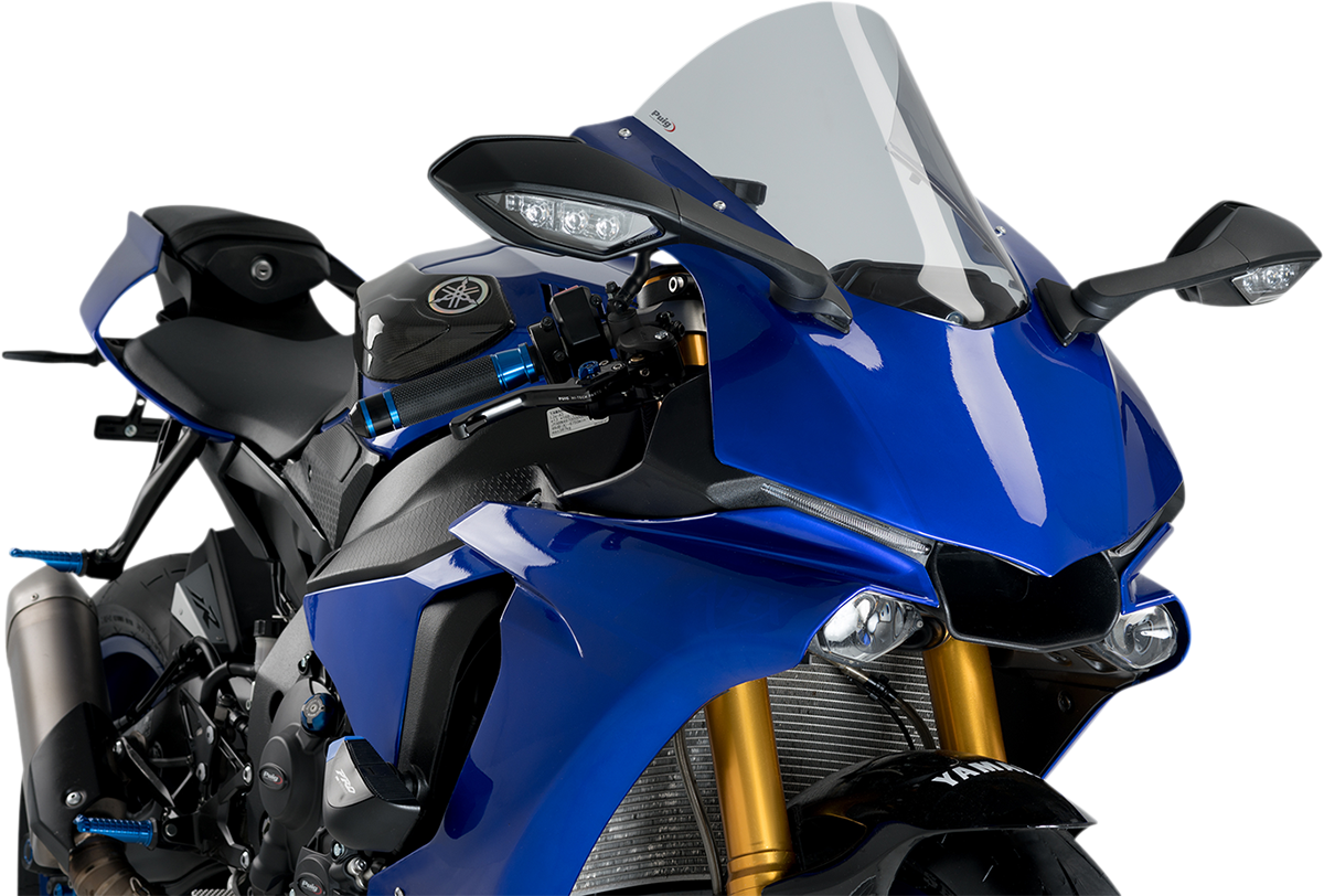 PUIG HI-TECH PARTS Race Windscreen - 14-3/8" - Smoke - YZF-R1 3632H