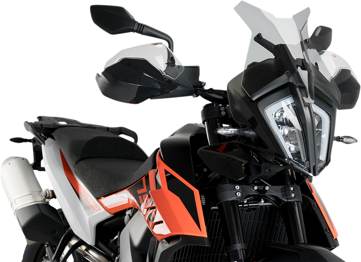 PUIG HI-TECH PARTS Race Windscreen - 14-1/4" - Smoke - KTM 790 3738H