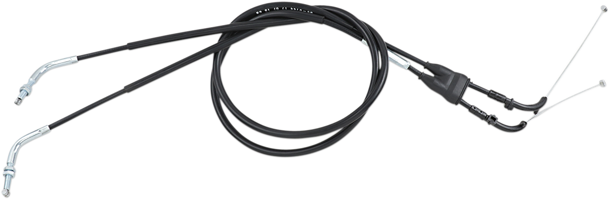 MOTION PRO Black Vinyl Throttle Cable - Push/Pull - '92-'01 Suzuki DR 04-0144