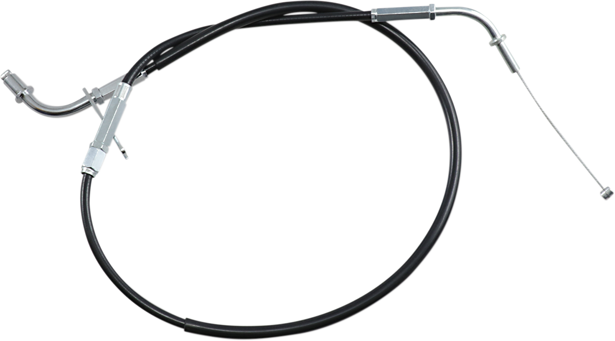 MOTION PRO Black Vinyl Throttle Cable - Pull - '85-'86 ZL900A 03-0141