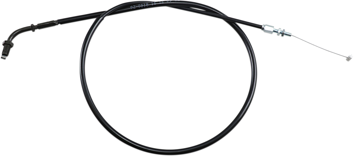 MOTION PRO Black Vinyl Throttle Cable - Pull - '79-'83 Honda CB 02-0018