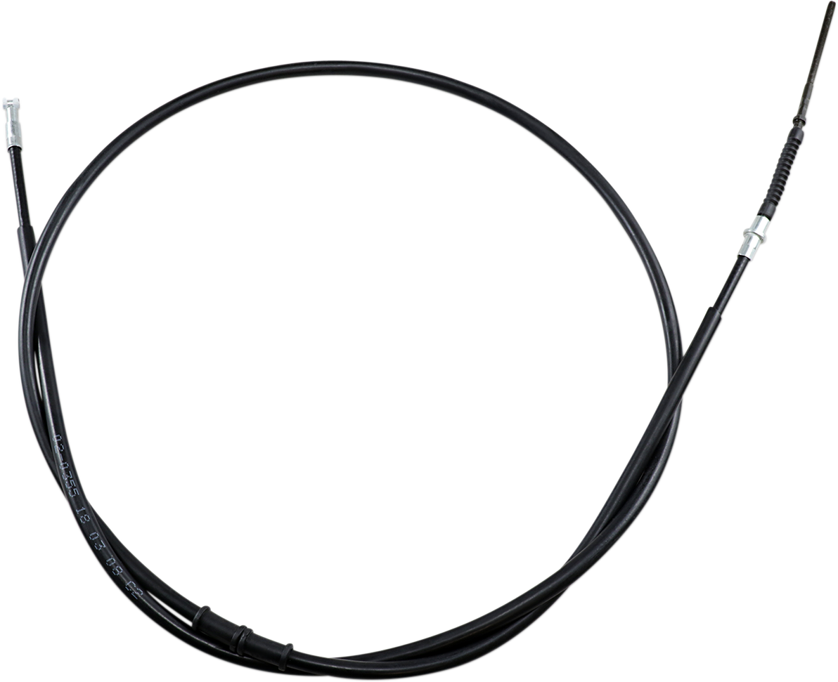 MOTION PRO Black Vinyl Brake Cable - Rear - Hand - Honda 02-0355