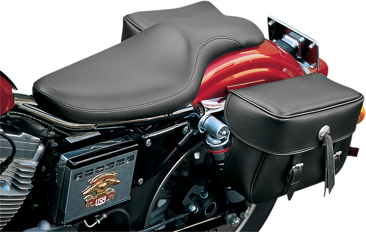 SADDLEMEN Seat - Profiler™ - Black - Smooth - Sportster '79-'03 8585FJ
