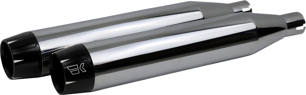 KHROME WERKS 3-1/2" Slip-On Mufflers - Chrome 202500