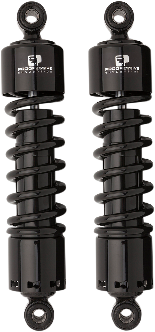 Progressive Suspension 412 Series Shock for Harley Dyna - 11 inch Black