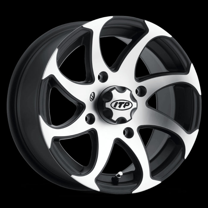 ITP Twister 14x7 Machined Aluminum Wheel - Part Number 1422329536BR