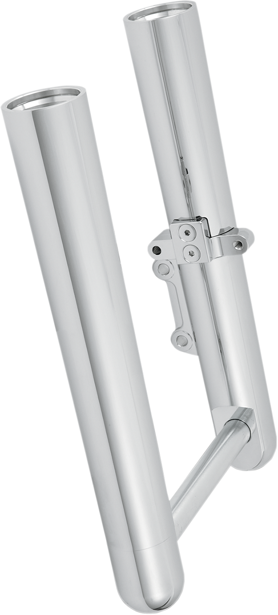 ARLEN NESS Fork Legs - Chrome - Hot Legs - Custom Single Disc - Smooth - '00-'06 FLST 06-554