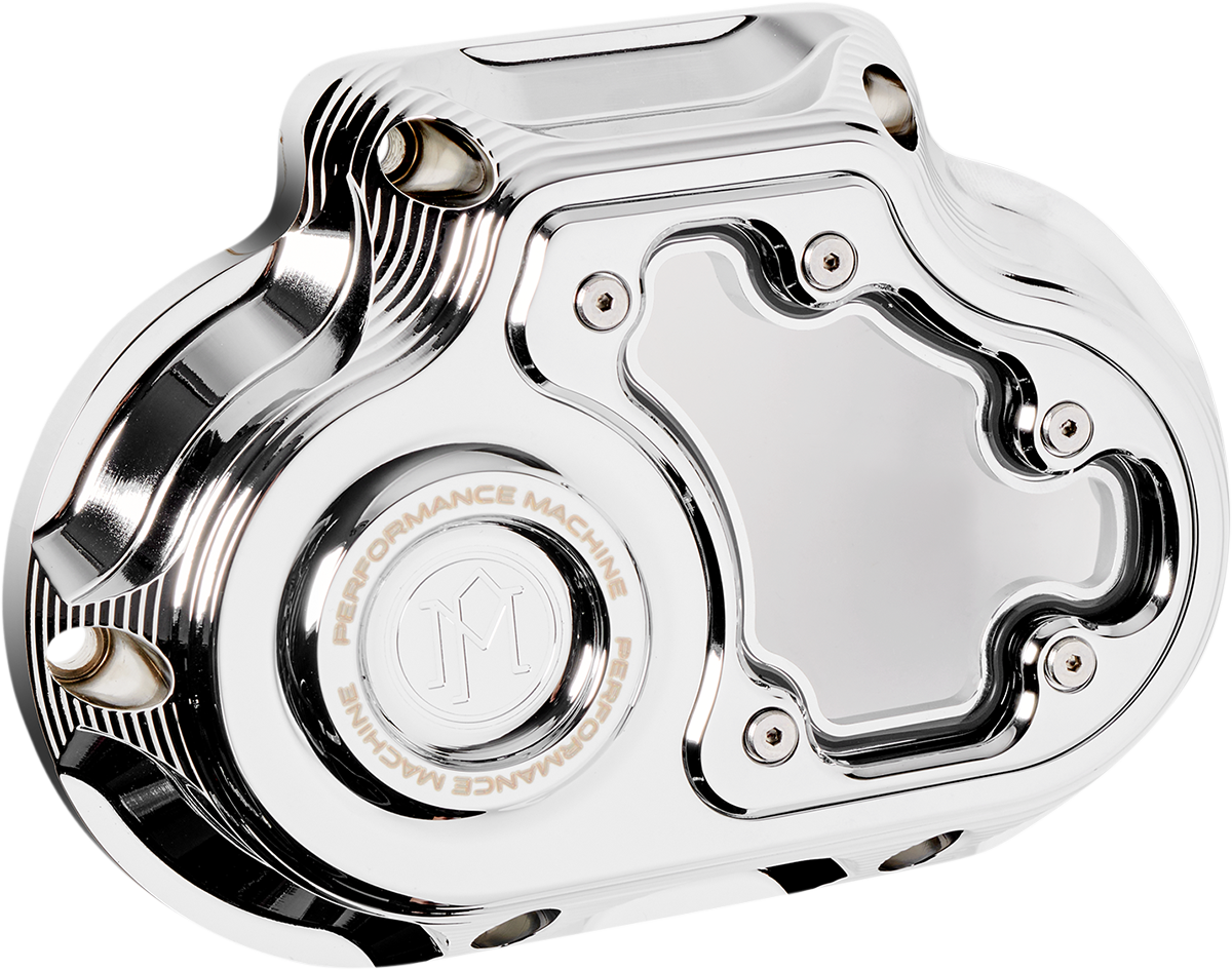 PERFORMANCE MACHINE (PM) Transmission Side Cover - Vision - Chrome - M8 Softail 0177-2081M-CH
