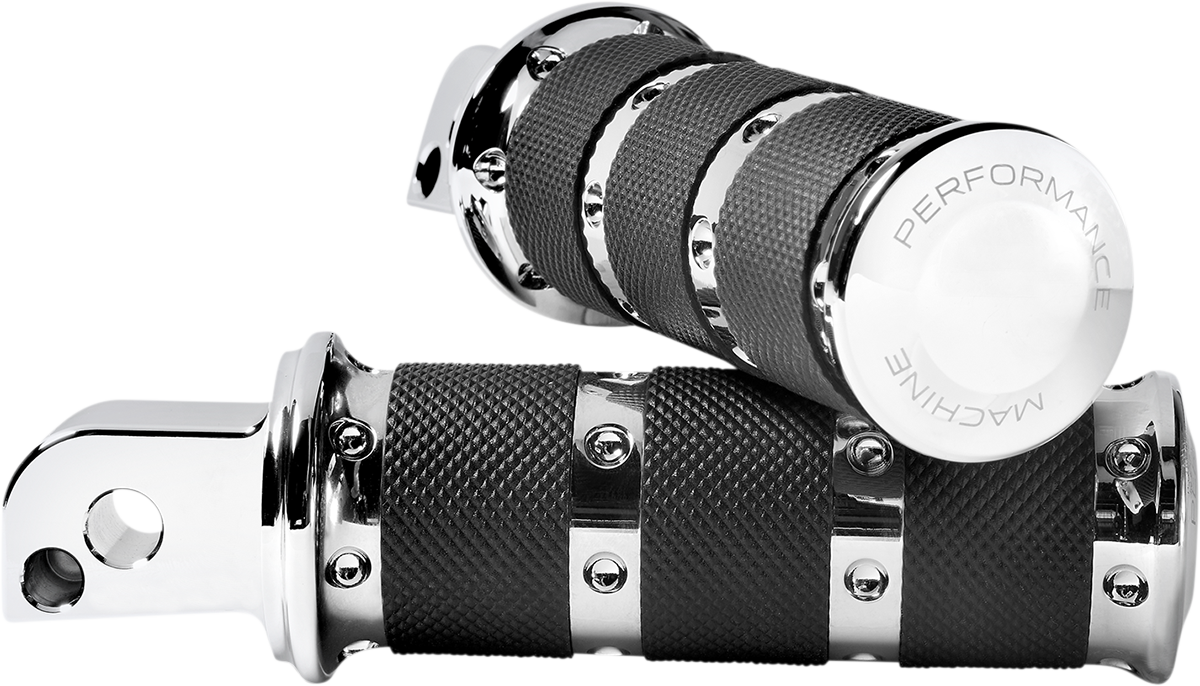 PERFORMANCE MACHINE (PM) Foot Pegs - Chrome - XLS - M8 - Passenger 0035-1249M-CH