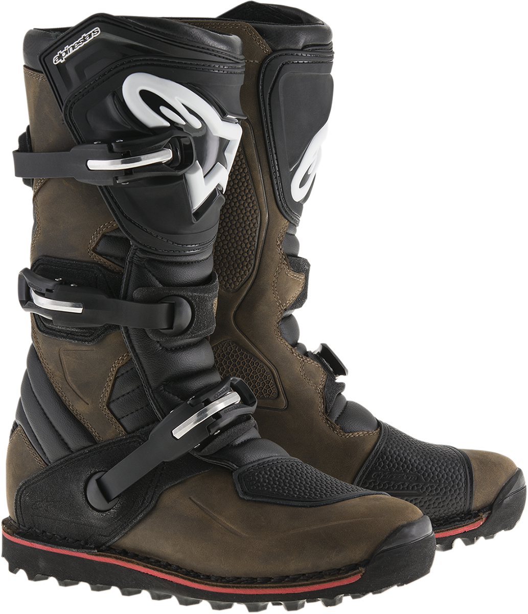 ALPINESTARS Tech-T Boots - Brown/Black - US 10 / EU 44.5 2004017-818-10