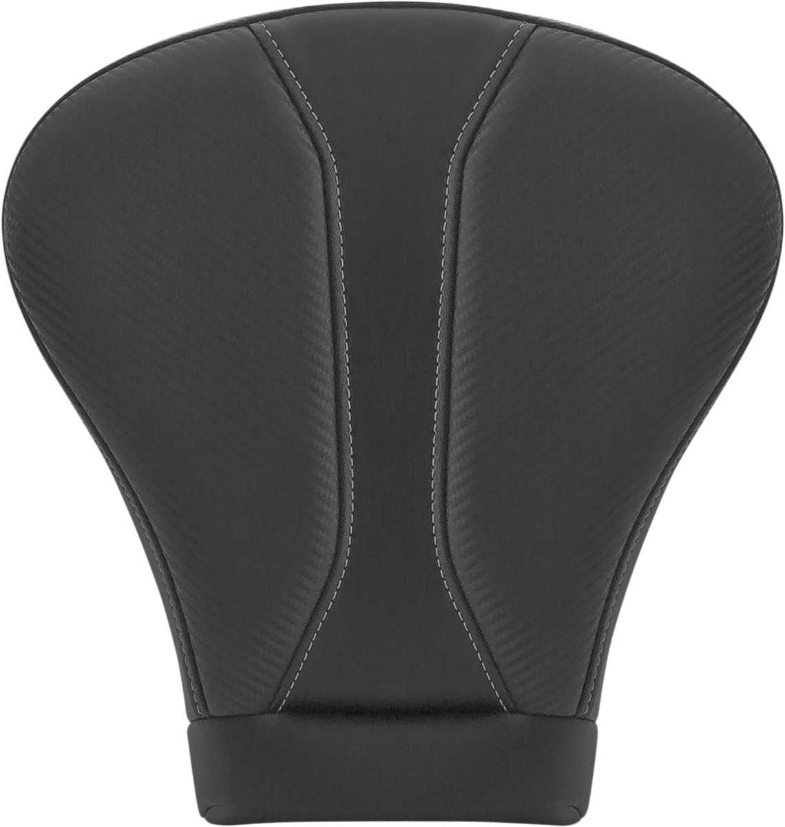 SADDLEMEN Dominator Pillion Pad - Extended Reach/Touring - Black w/ Gray Stitching - FL '08-'25 808-07B-0142EXT