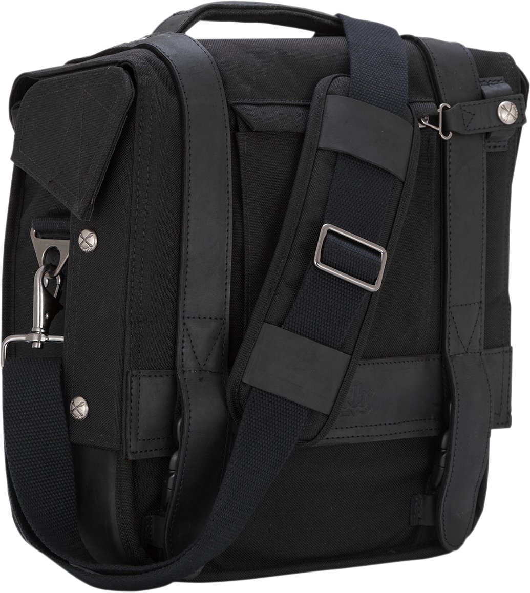 BURLY BRAND Voyager Detachable Cordura® Saddlebag - Black B15-1000B
