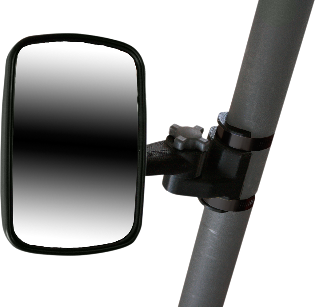 ATV-TEK Mirror - Clearview - Side View - Breakaway - Rectangle - Black UTVMIR1