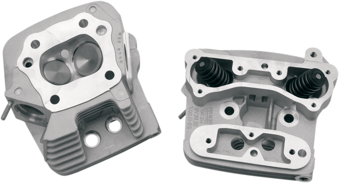 S&S CYCLE Performance Replacement Head - Low Compression (82 cc) - Natural - Evolution Big Twin 106-3466
