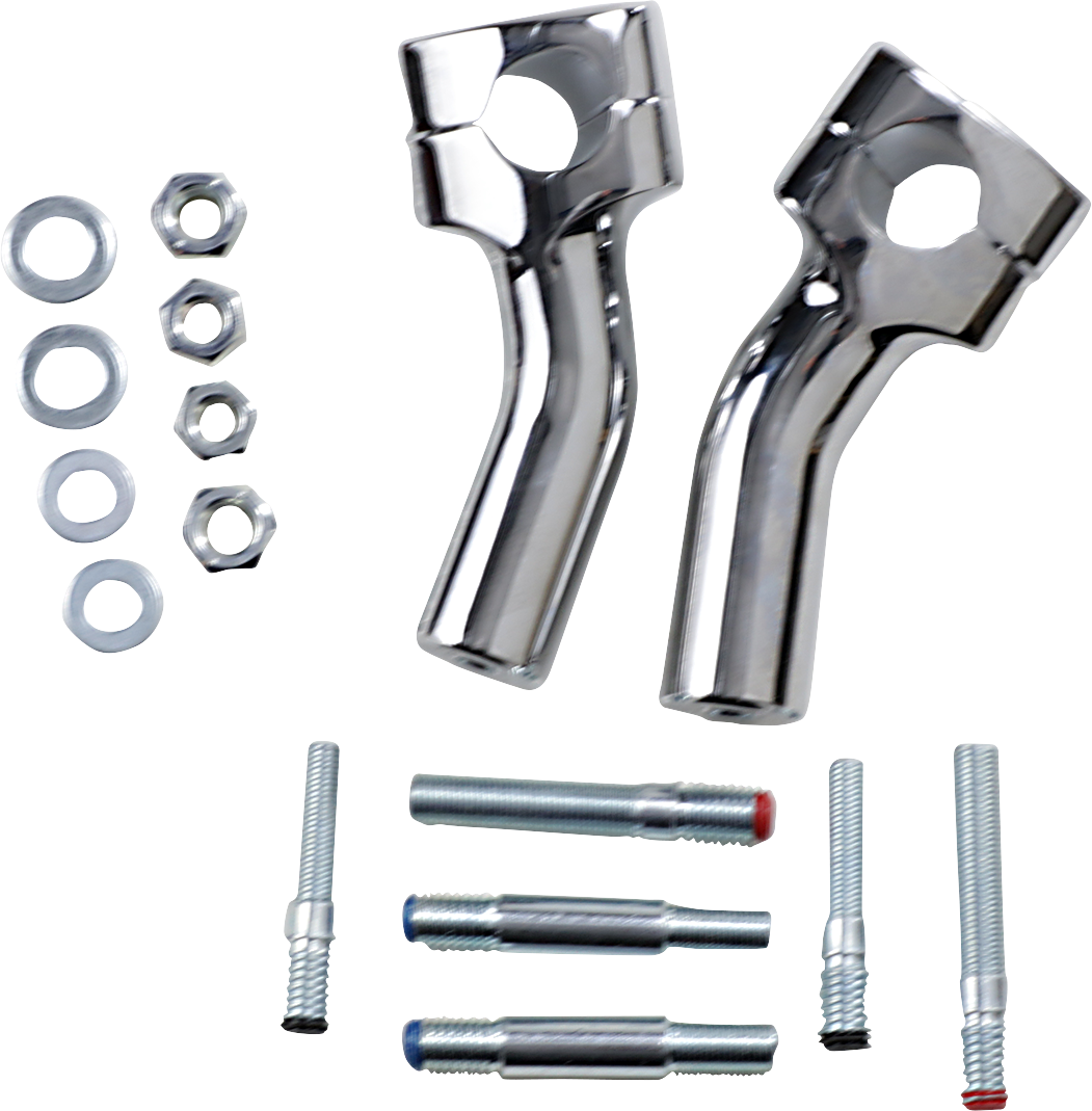 BARON Kickback Handlebar Risers - 1 inch BA-7410U for Comfortable Motorcycle Riding