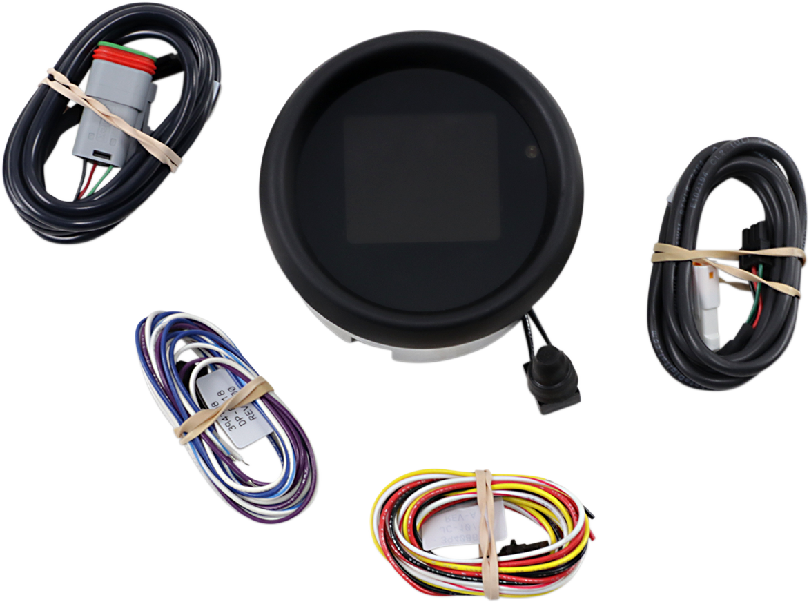 DAKOTA DIGITAL Tank Speedometer - Black Bezel - 3-3/8" MLX-3000-K