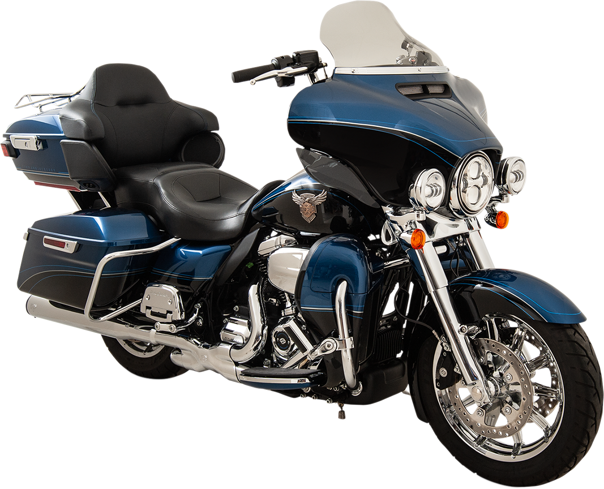 KLOCK WERKS Flare® Windshield - 10-1/2" - Tinted - '14-'25 FLH KWW-01-0468