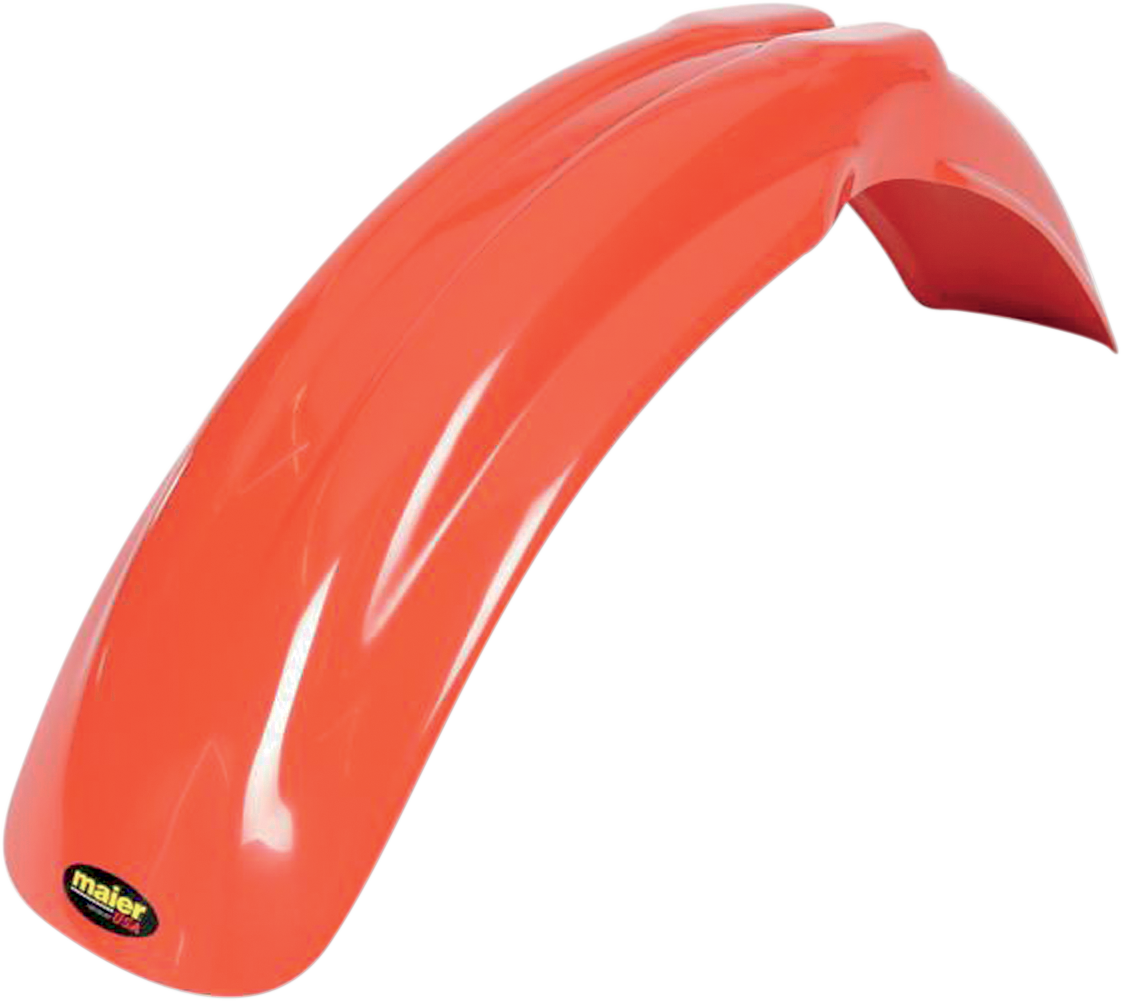 MAIER Replacement Front Fender - Orange - Honda - CR '83-'01 123607