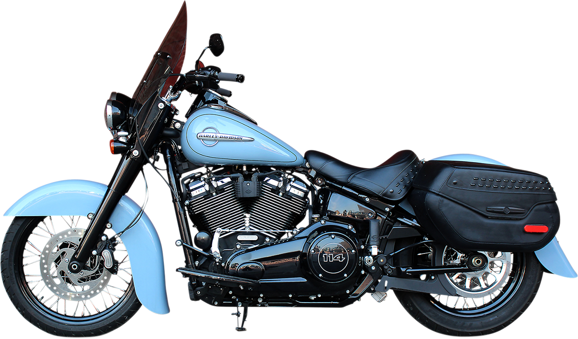 KLOCK WERKS Benchmark Front Fender - Black - 21" Wheel - HD Softail/Touring KWF-02-0464