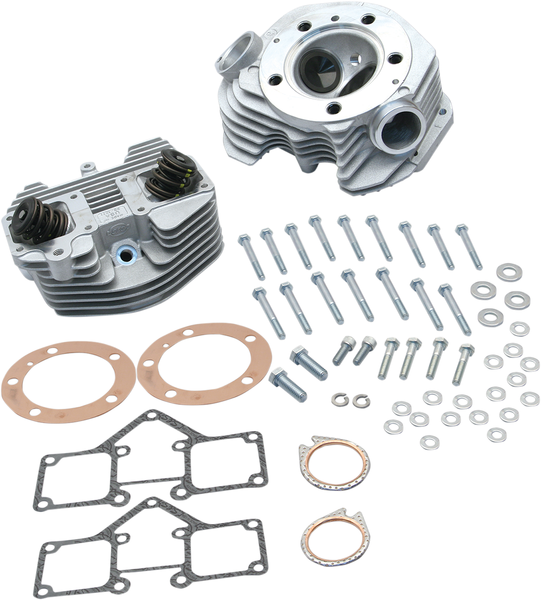 S&S CYCLE Cylinder Head Kit - Super Stock® - Single Plug - Band Style - Big Twin 90-1499