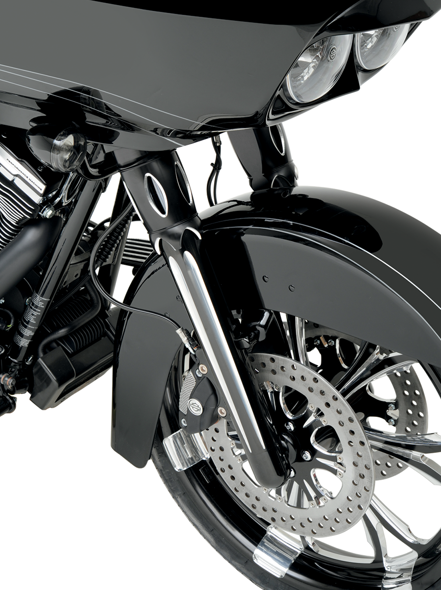 ARLEN NESS Fork Legs - Black Anodized - Deep Cut - Dual Disc - '00-'07 FLT 06-513