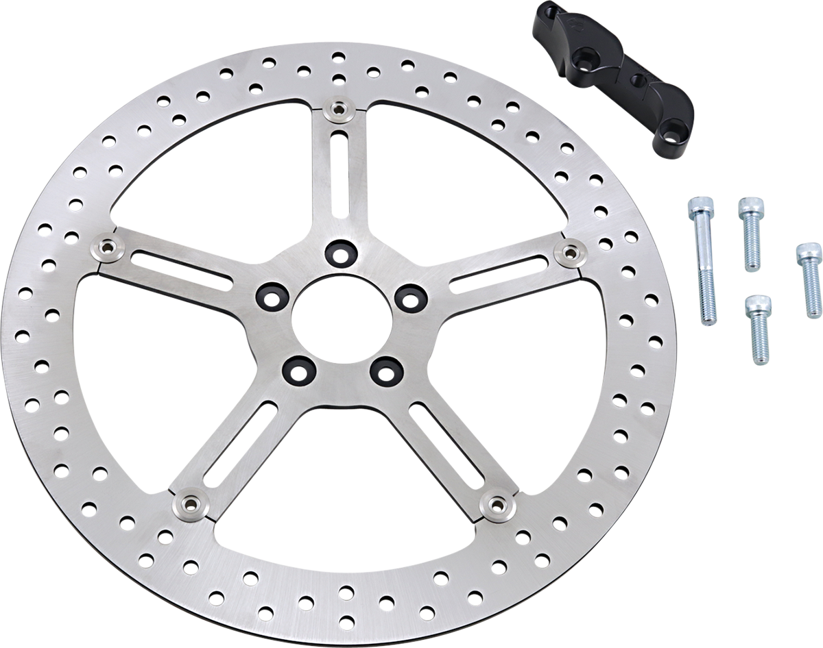 Arlen Ness Big Brake Rotor 15 Inch Front Left for Harley-Davidson 02-965